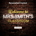 Personalized Teacher Name Welcome Neon Sign - Reels Custom