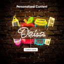 Personalized Teacher's Name Artwork Neon Sign - Reels Custom