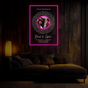 Personalized Vinyl Record Lyrics Neon Sign - Reels Custom