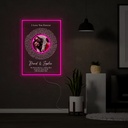 Personalized Vinyl Record Lyrics Neon Sign - Reels Custom