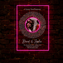 Personalized Vinyl Record Lyrics Neon Sign - Reels Custom