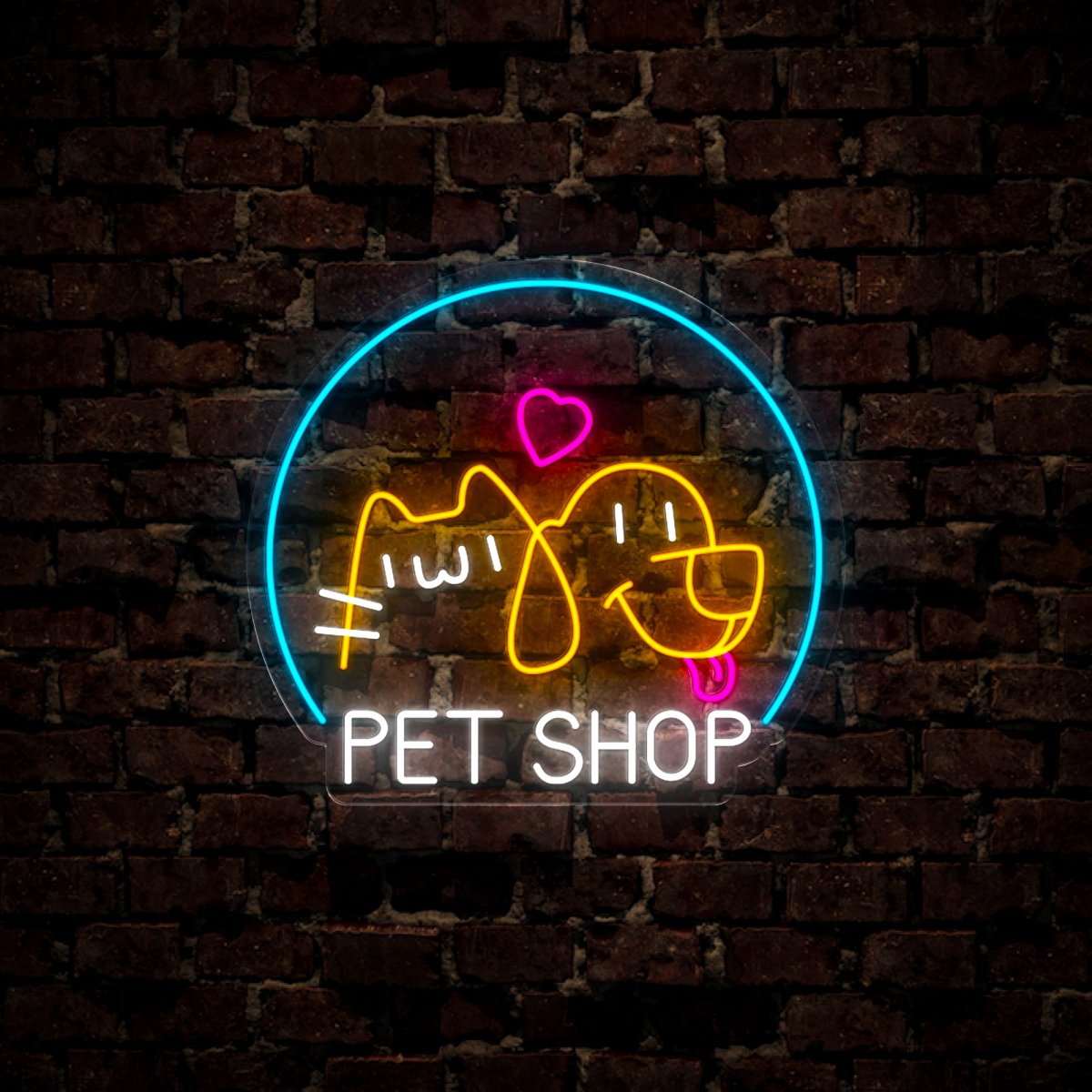 Pet Shop Neon Sign - Reels Custom