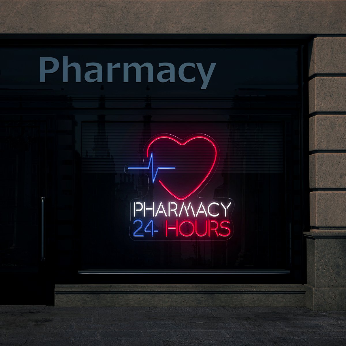 Pharmacy Neon Sign - Reels Custom