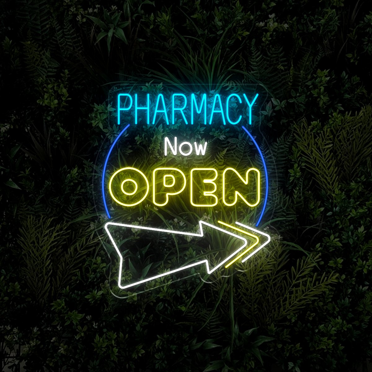 Pharmacy Now Open Neon Sign - Reels Custom