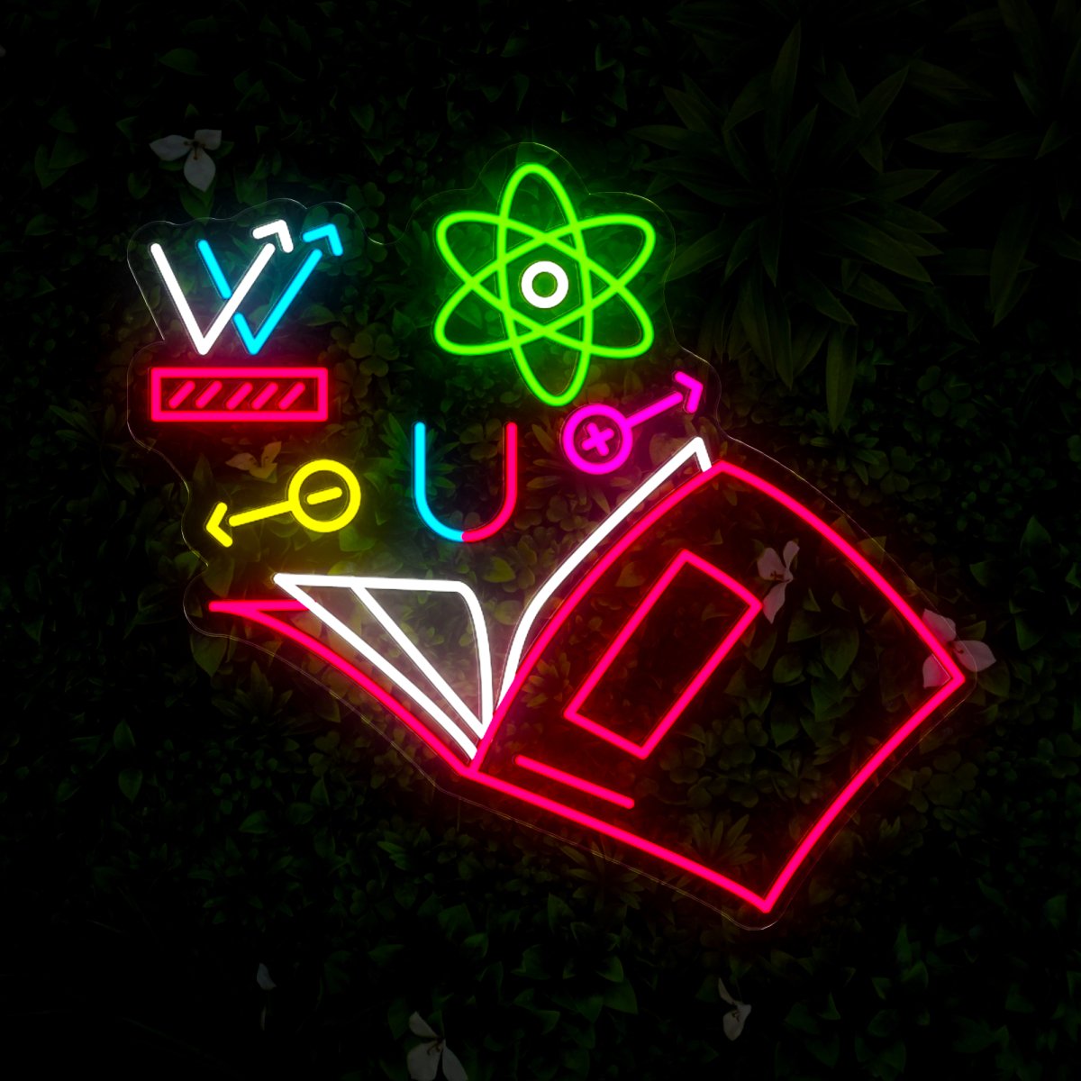 Physics Book Led Neon Sign - Reels Custom