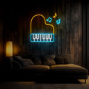 Piano Led Neon Sign - Reels Custom