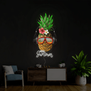 Pineapple Hello Summer Artwork Neon Sign - Reels Custom