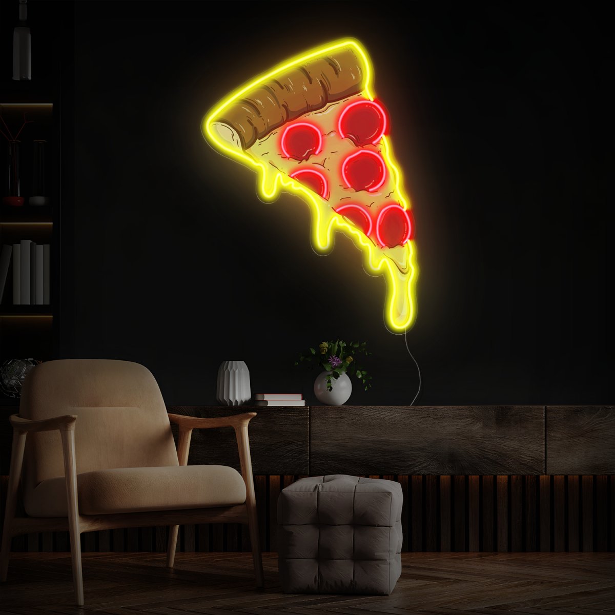 Pizza Artwork Led Neon Sign - Reels Custom