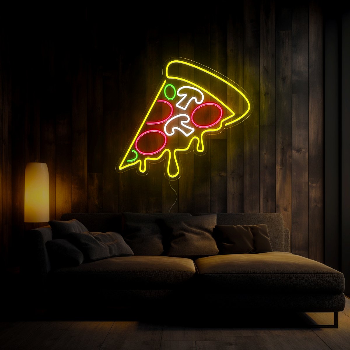 Pizza Neon Sign For Restaurant - Reels Custom