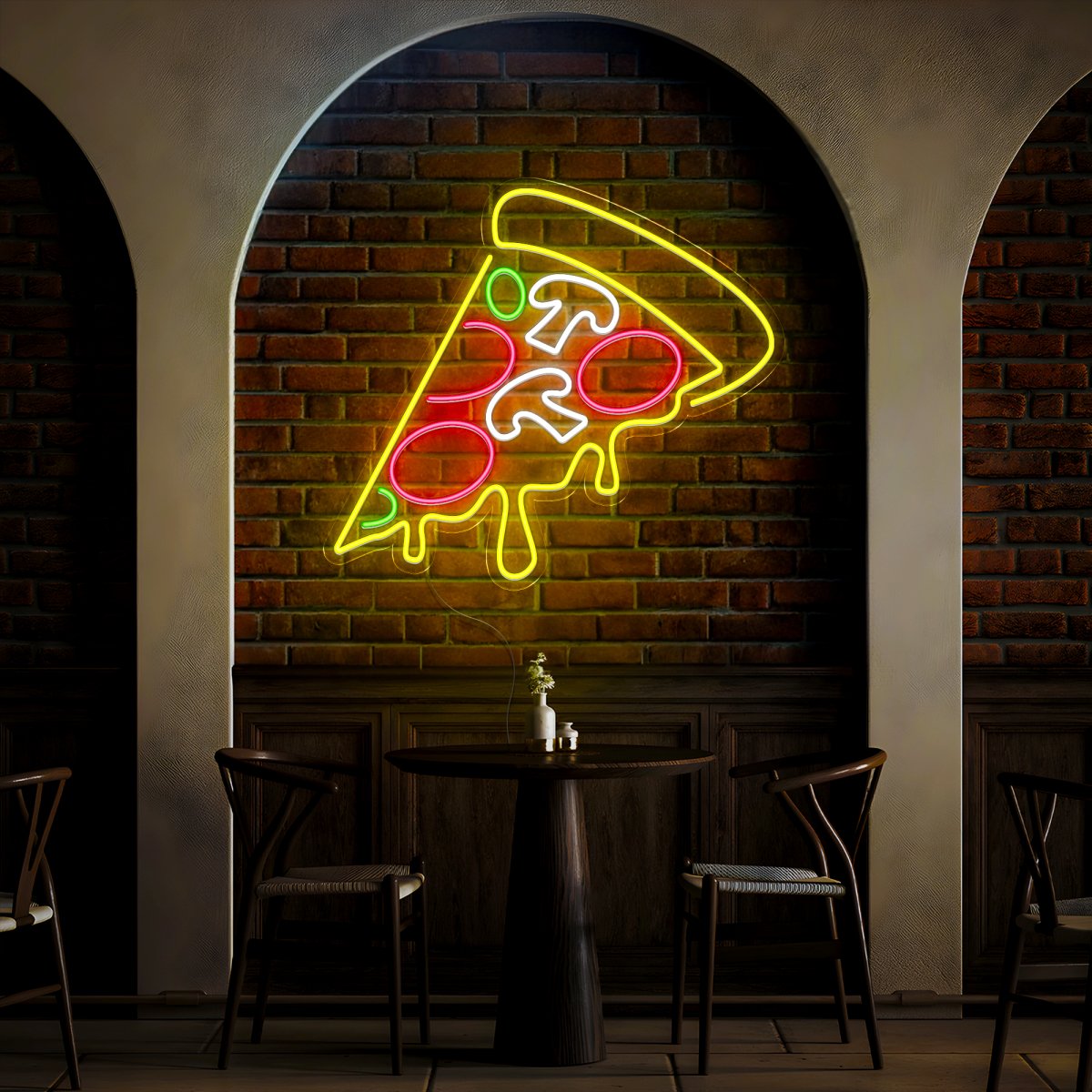 Pizza Neon Sign For Restaurant - Reels Custom