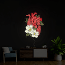 Plant Heart Artwork Neon Sign - Reels Custom