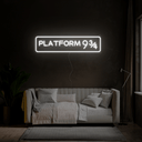 Platform 9¾ Neon Sign - Reels Custom