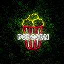 Popcorn Neon Sign - Reels Custom