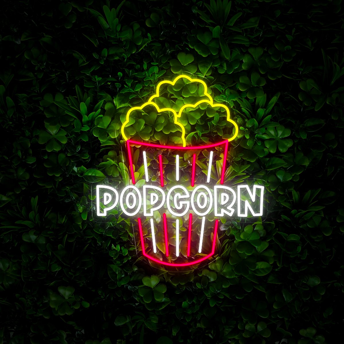 Popcorn Neon Sign - Reels Custom