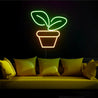 Pot Of Plant Led Neon Sign - Reels Custom