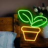 Pot Of Plant Led Neon Sign - Reels Custom