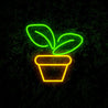 Pot Of Plant Led Neon Sign - Reels Custom