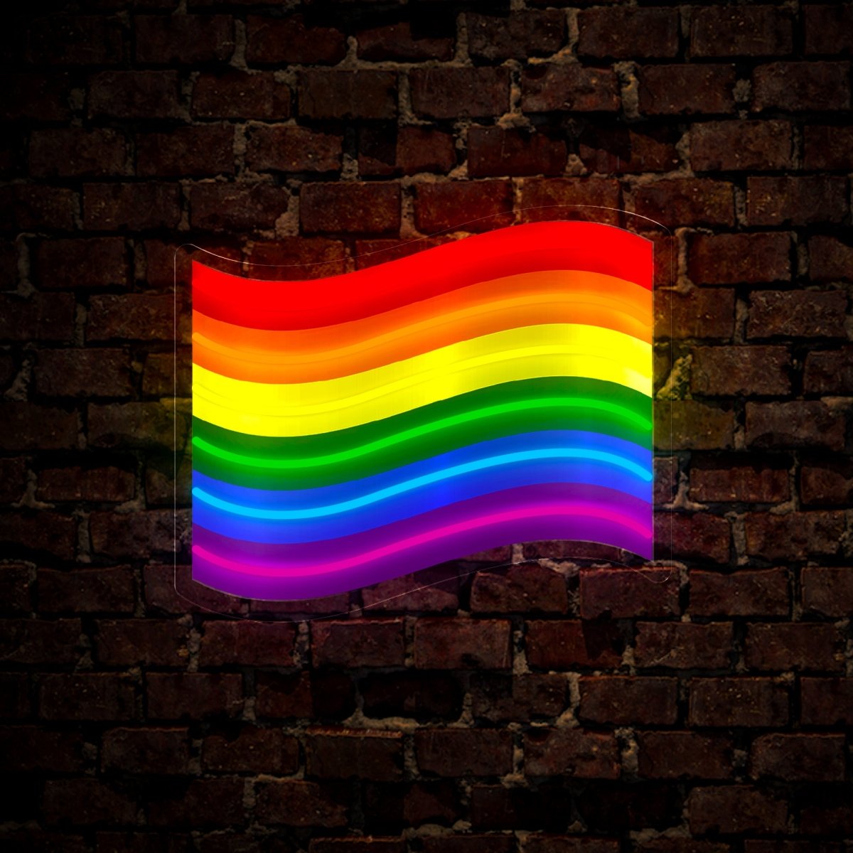 Pride Month Flag Artwork Led Neon Sign - Reels Custom