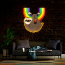 Pride Raccoon Artwork Neon Sign - Reels Custom