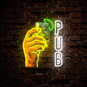 Pub Artwork Neon Sign - Reels Custom