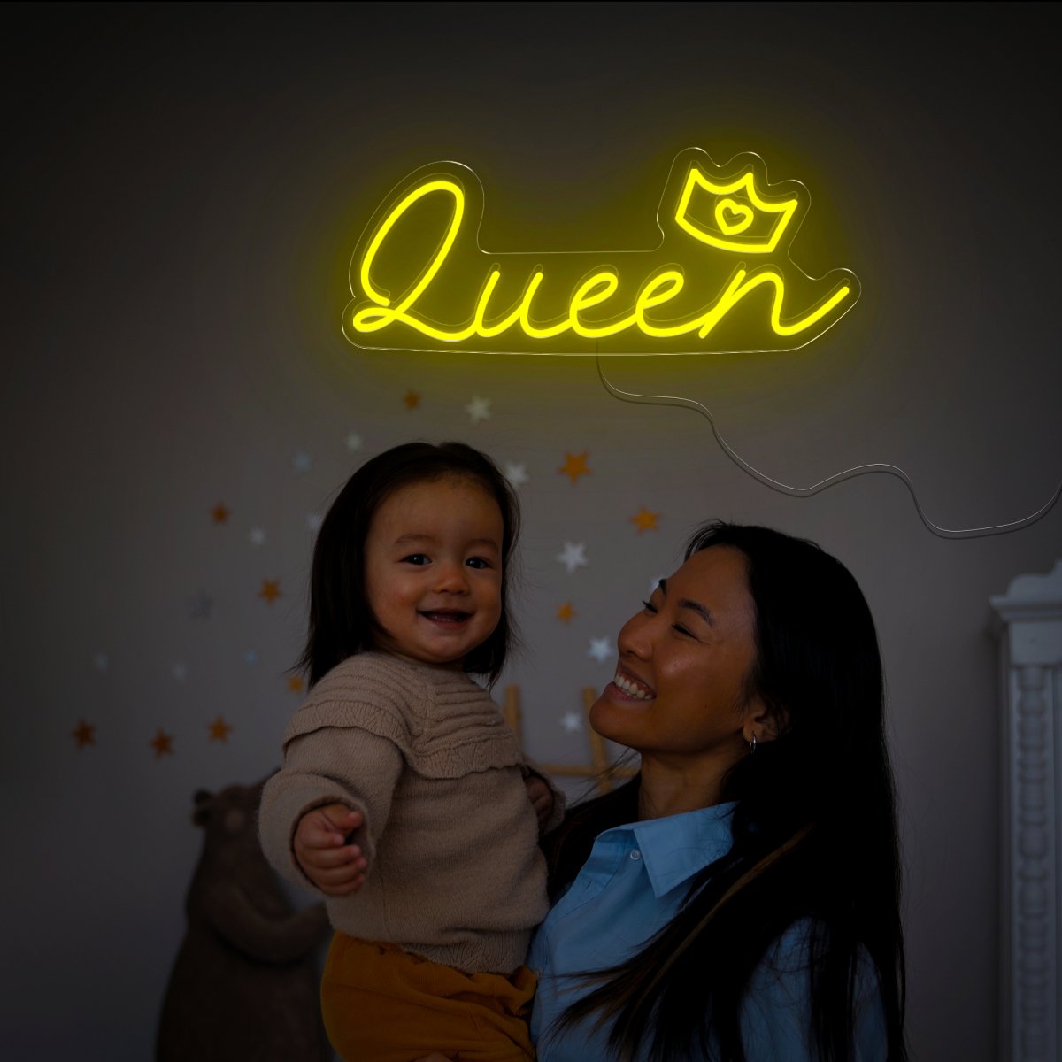 Queen Mother's Day Led Neon Sign - Reels Custom