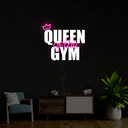 Queen Of The Gym Artwork Neon Sign - Reels Custom