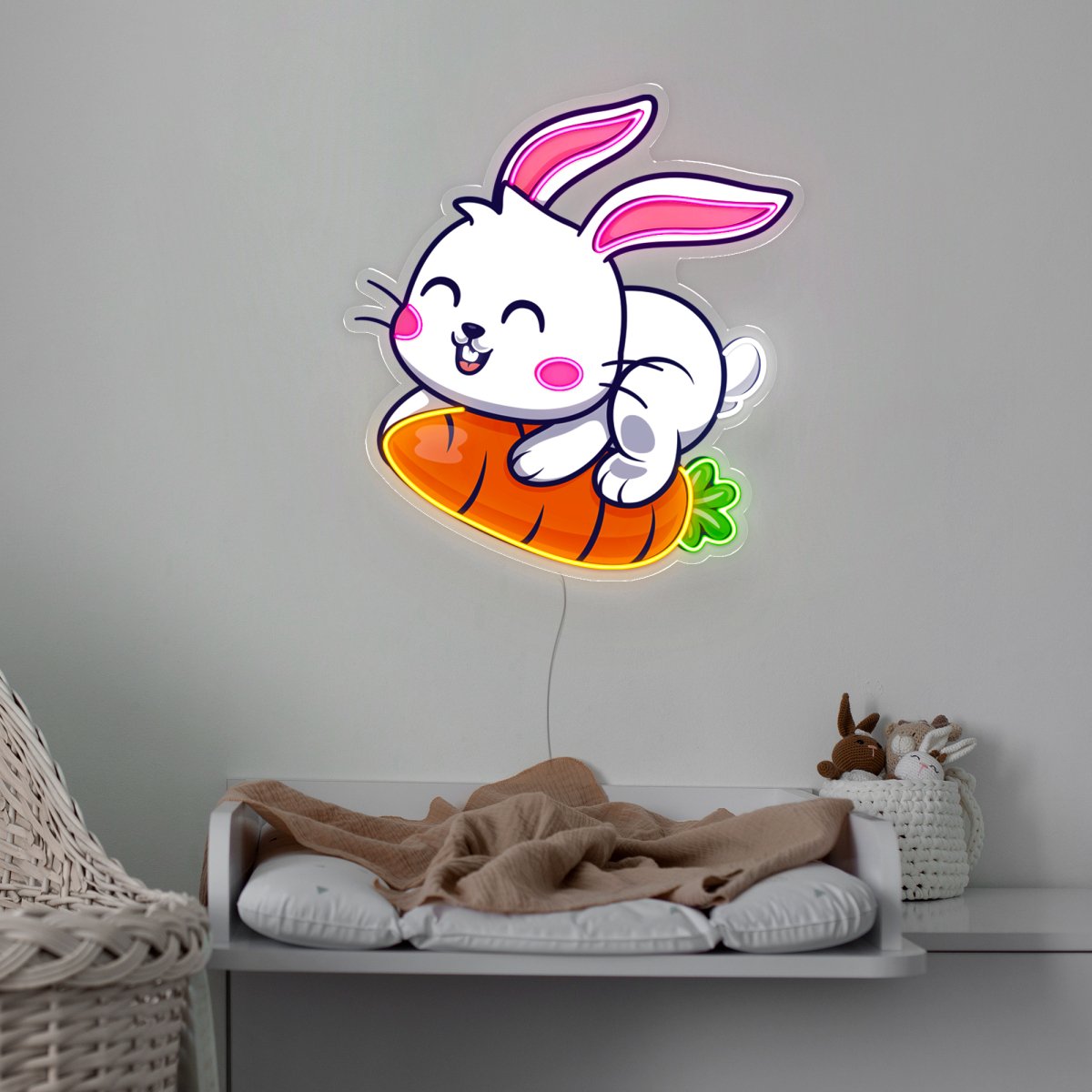 Rabbit Artwork Led Neon Sign - Reels Custom