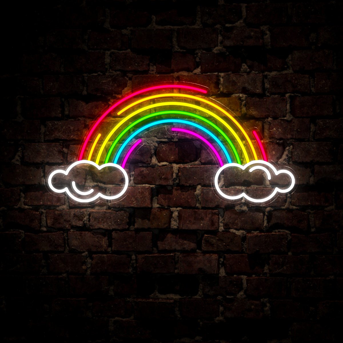 Rainbow Cloud Neon Sign - Reels Custom