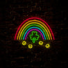 Rainbow, Coins And Clover St.Pat Neon Sign - Reels Custom