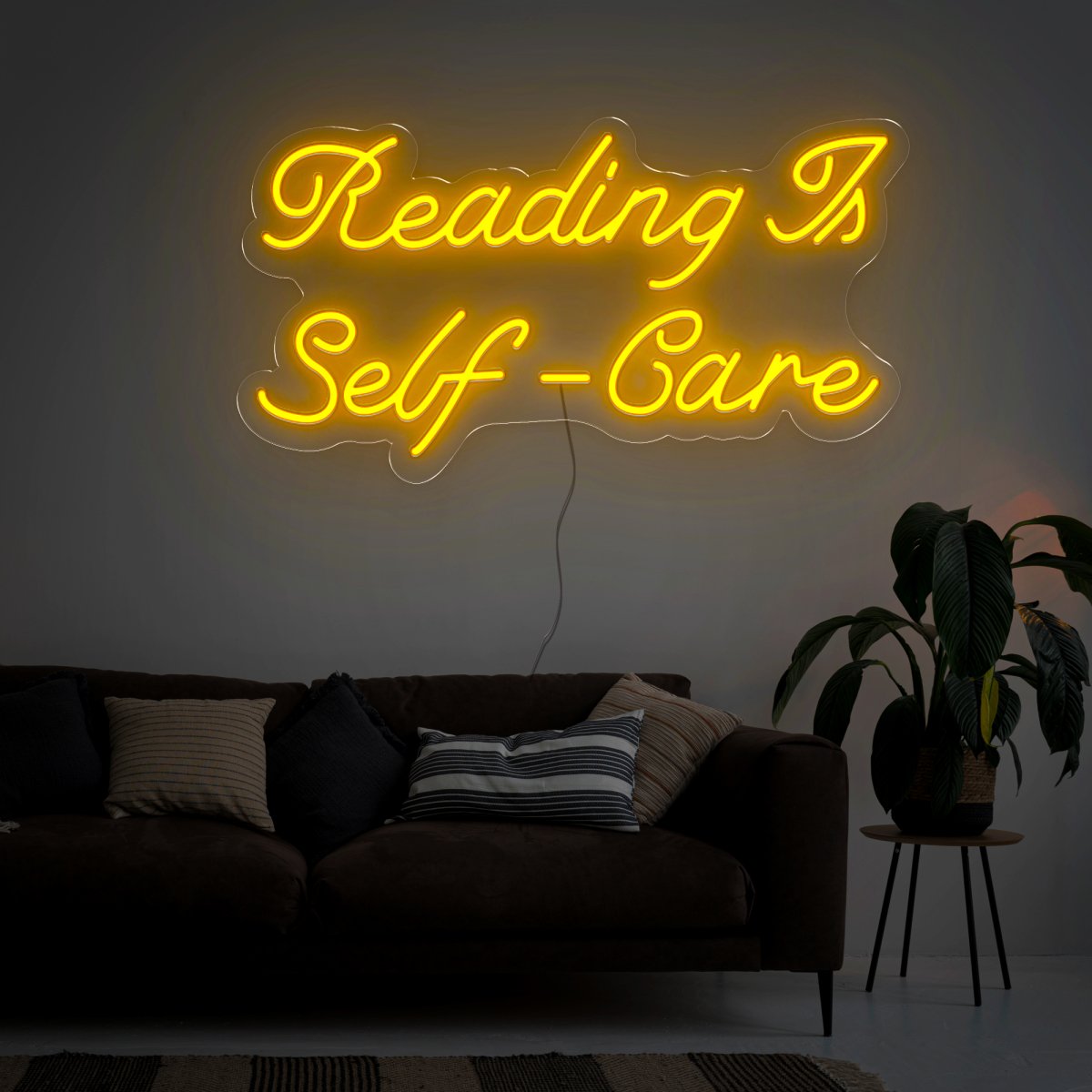 Reading Is Self-Care Neon Sign - Reels Custom