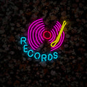 Records Lp Gramophone Neon Sign - Reels Custom