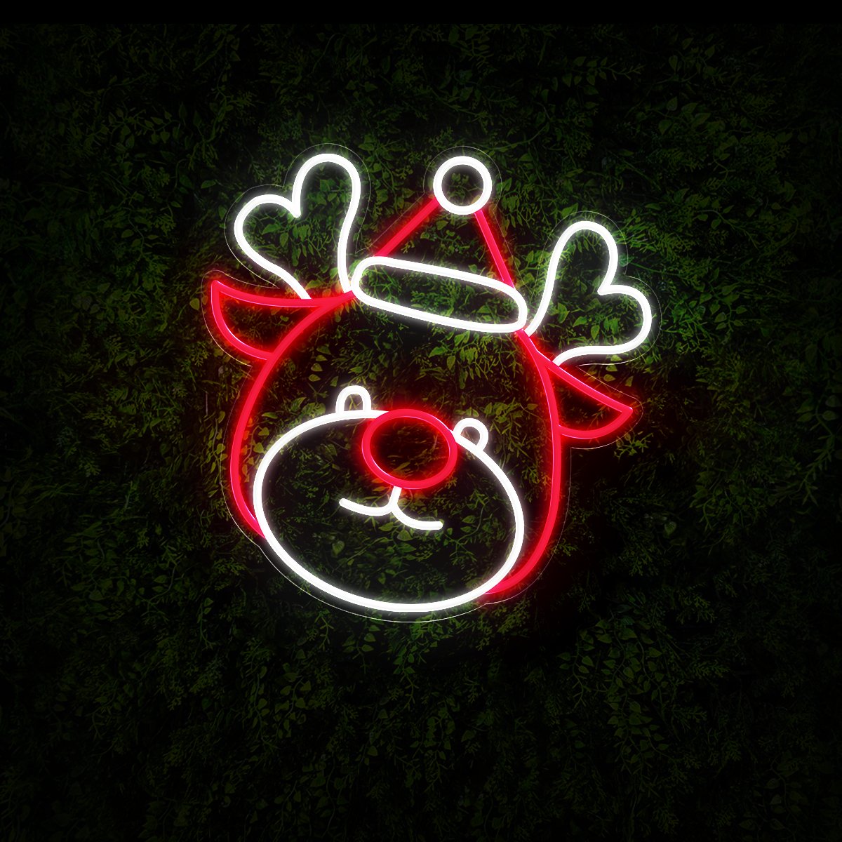 Reindeer Christmas Led Neon Sign - Reels Custom