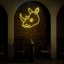Rhino Neon Sign - Reels Custom