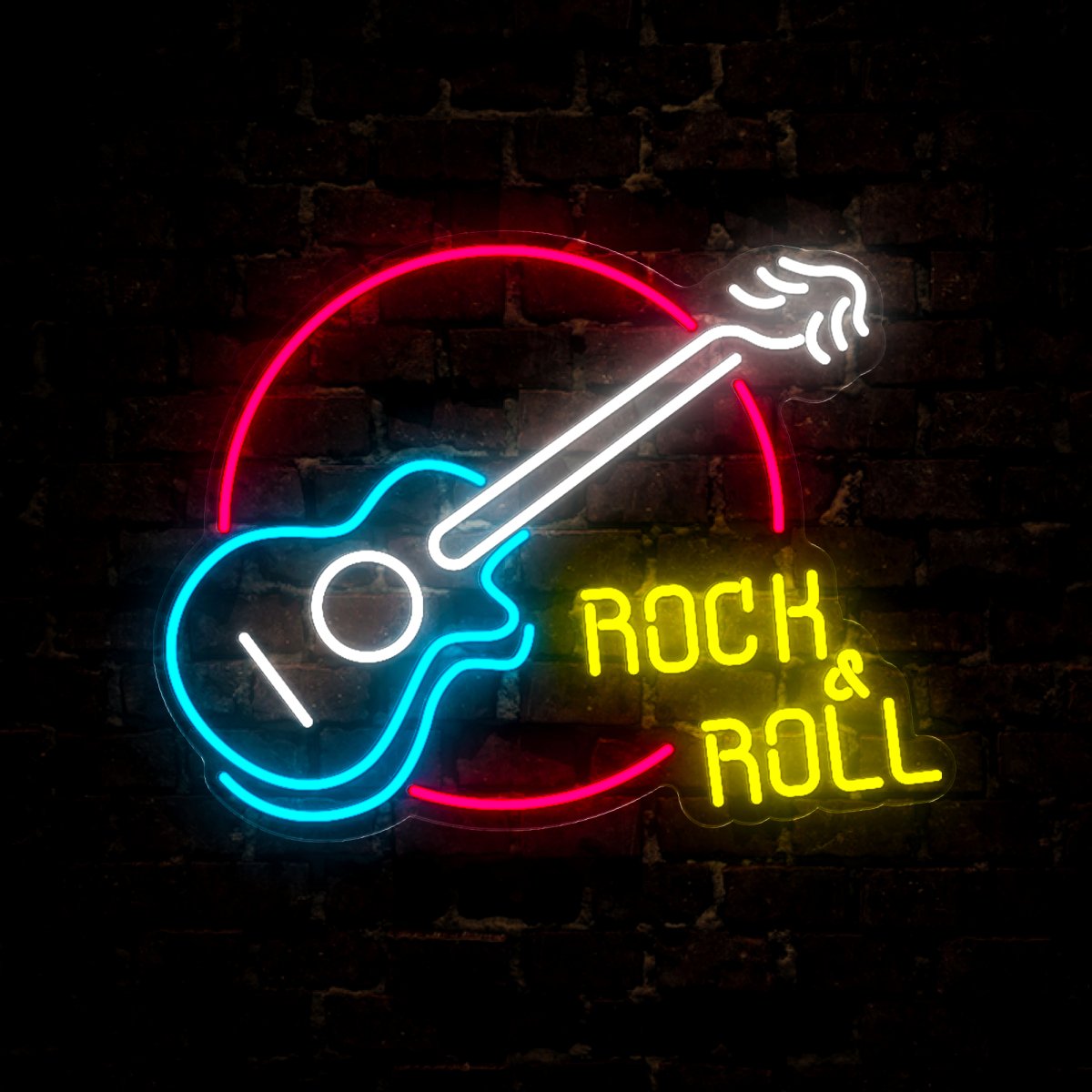 Rock and Roll Led Neon Sign - Reels Custom