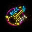 Rock Cafe Neon Sign - Reels Custom