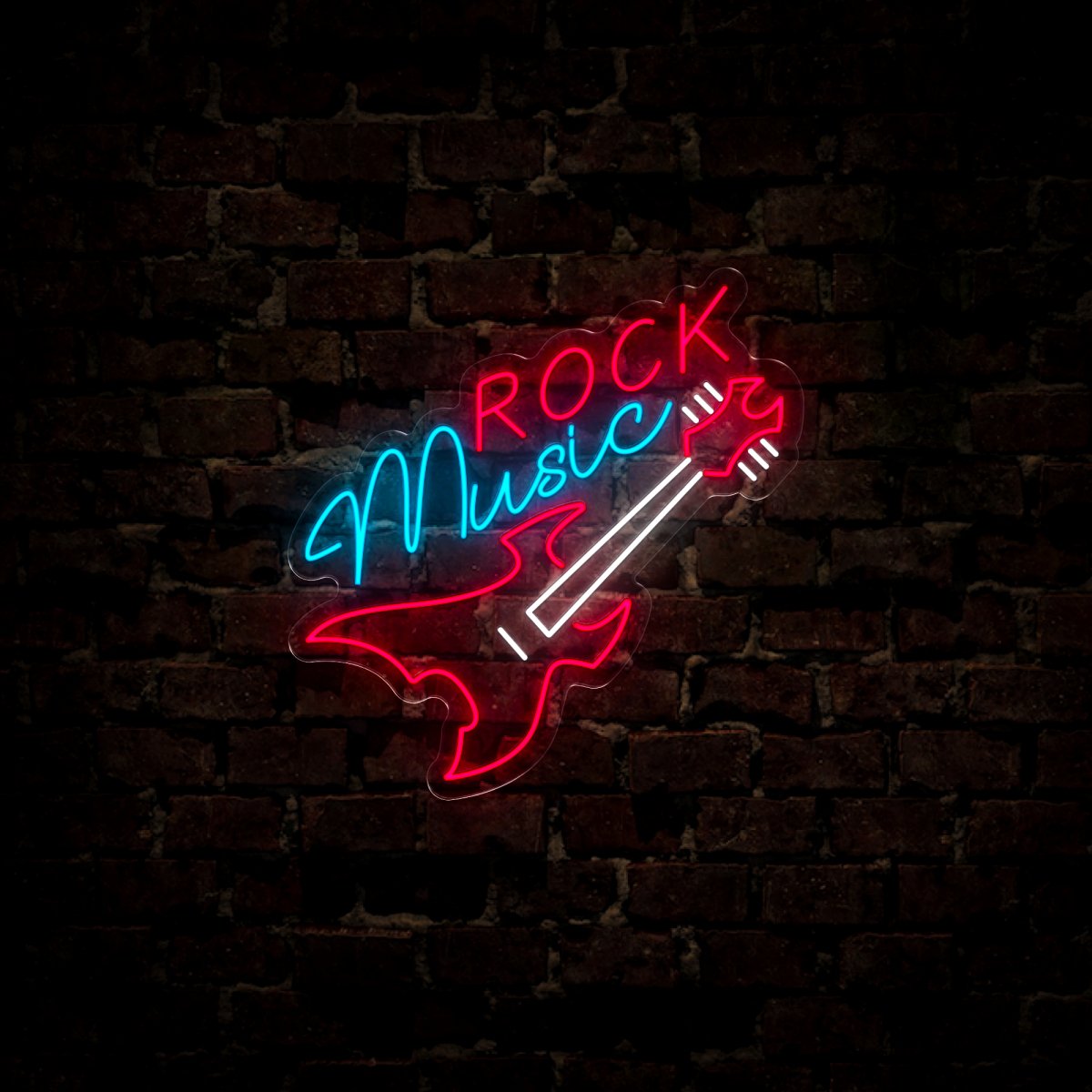 Rock Music Neon Sign - Reels Custom