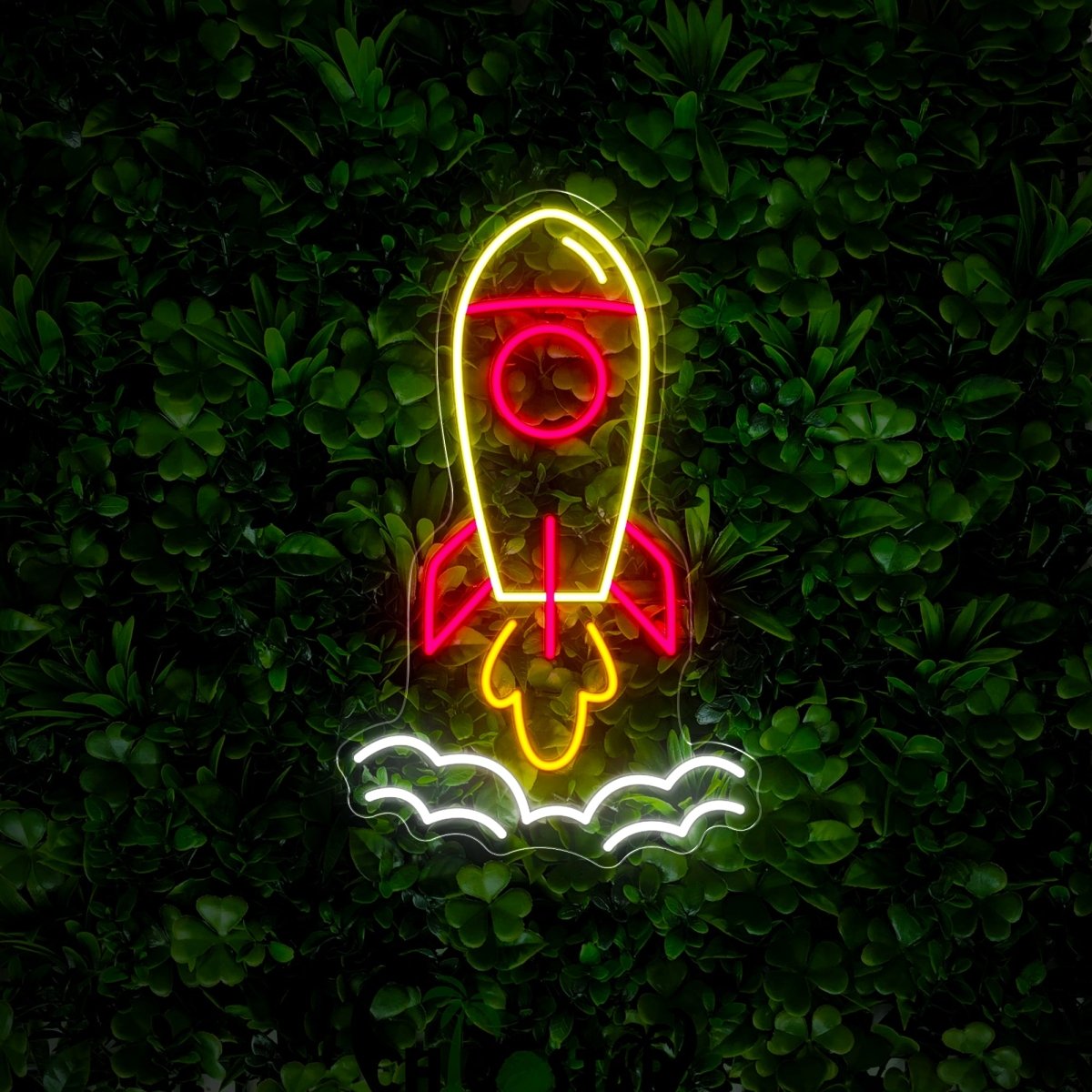 Rocket Cosmic Neon Sign - Reels Custom