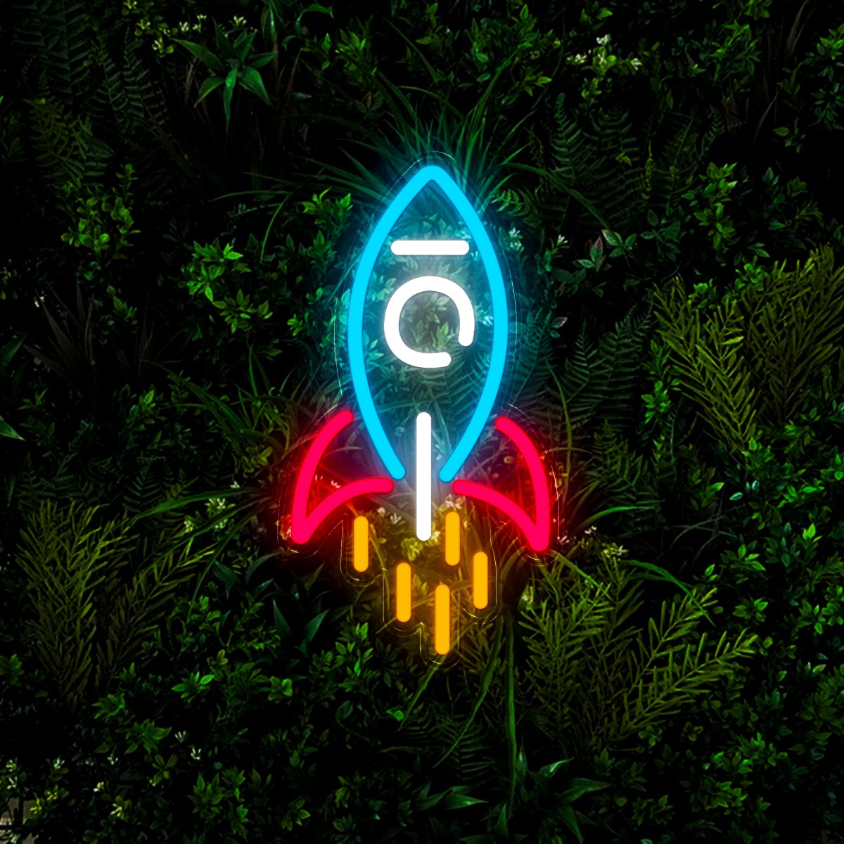 Rocket Space Led Neon Sign - Reels Custom