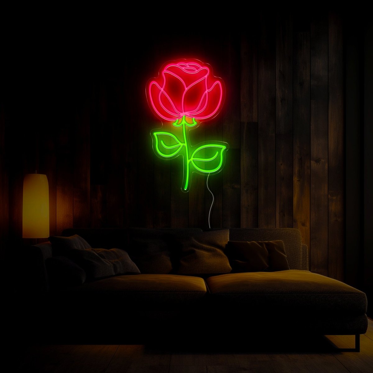 Rose Neon Sign - Reels Custom