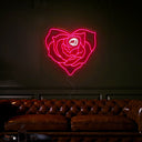 Roses Form Love Neon Sign - Reels Custom
