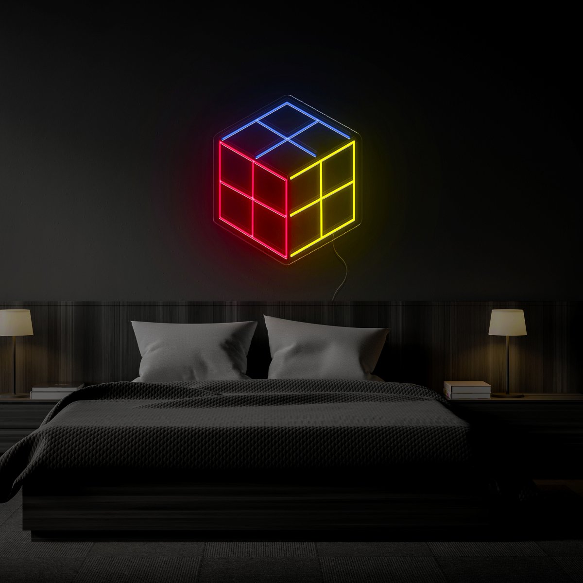 Rubik's Cube Neon Sign - Reels Custom