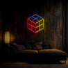 Rubik's Cube Neon Sign - Reels Custom