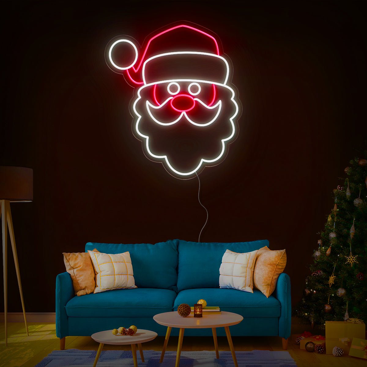 Santa Claus Christmas Led Neon Sign - Reels Custom