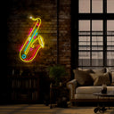 Saxophone Led Neon Sign - Reels Custom