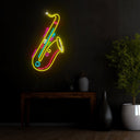 Saxophone Led Neon Sign - Reels Custom