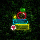 School Textbooks Neon Sign - Reels Custom