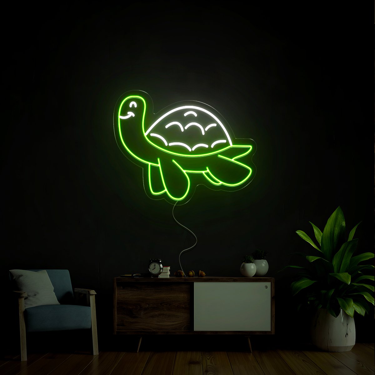 Sea Turtle Neon Sign - Reels Custom