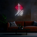 Secret Lips-Finger Nail On Lip Neon Sign - Reels Custom