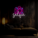 Selfie Neon Sign - Reels Custom