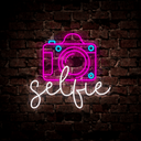 Selfie Neon Sign - Reels Custom